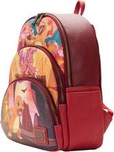 Load image into Gallery viewer, Loungefly Pokemon Charmander Evolutions Triple Pocket Backpack
