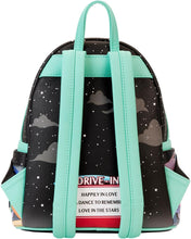 Load image into Gallery viewer, Loungefly Mickey &amp; Minnie Date Night Drive-In Lenticular Mini Backpack
