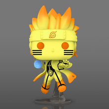 Load image into Gallery viewer, Funko Pop! Animation: Naruto Shippuden - Naruto Uzumaki in Kurama Link Mode with Rasengan Glow Chase &amp; Common Special Edition AAA Anime Exclusive Vinyl Figures Bundle #1469
