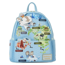 Load image into Gallery viewer, Loungefly Avatar The Last Airbender Map of the Four Nations Mini Backpack
