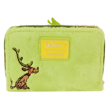 Load image into Gallery viewer, Loungefly Dr. Seuss&#39; How The Grinch Stole Christmas! Plush Cosplay Glow Zip Around Wallet
