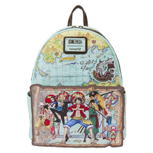 Load image into Gallery viewer, Loungefly One Piece 25th Anniversary Straw Hat Pirates Mini Backpack
