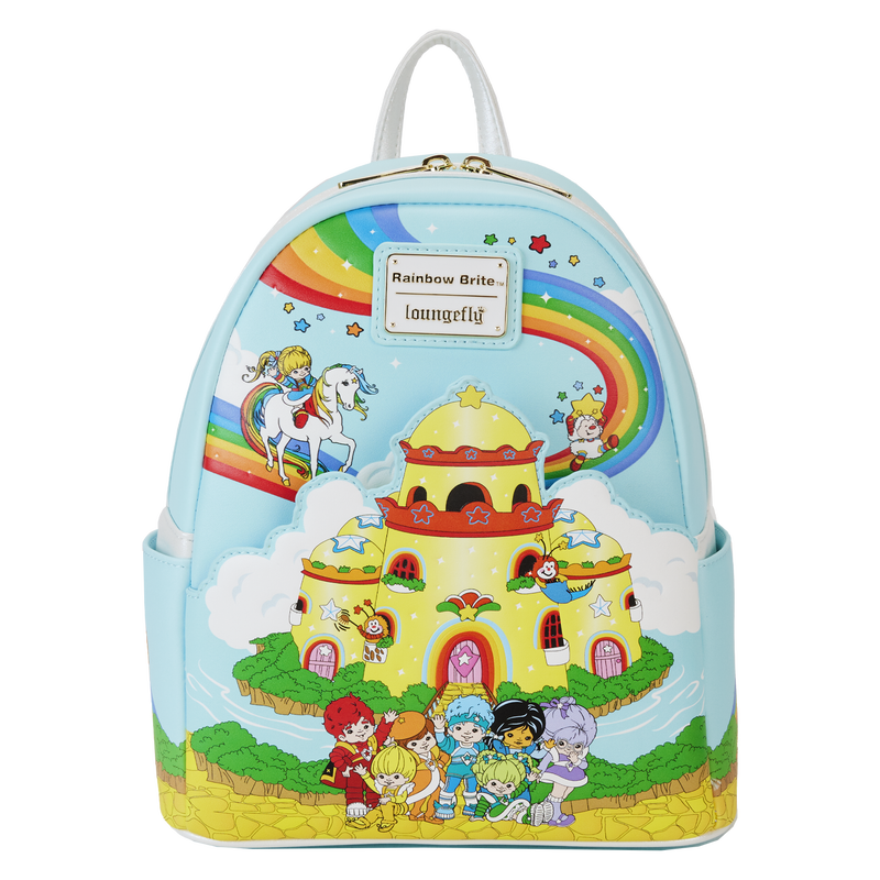 Loungefly Rainbow Brite Color Castle Mini Backpack