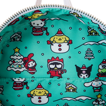 Load image into Gallery viewer, Loungefly Sanrio Hello Kitty &amp; Friends Holiday Fire Place Mini Backpack
