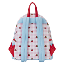 Load image into Gallery viewer, Loungefly Strawberry Shortcake Denim Pocket Mini Backpack
