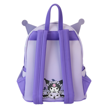 Load image into Gallery viewer, Loungefly Sanrio Kuromi Pumpkin Light Up Glow Mini Backpack
