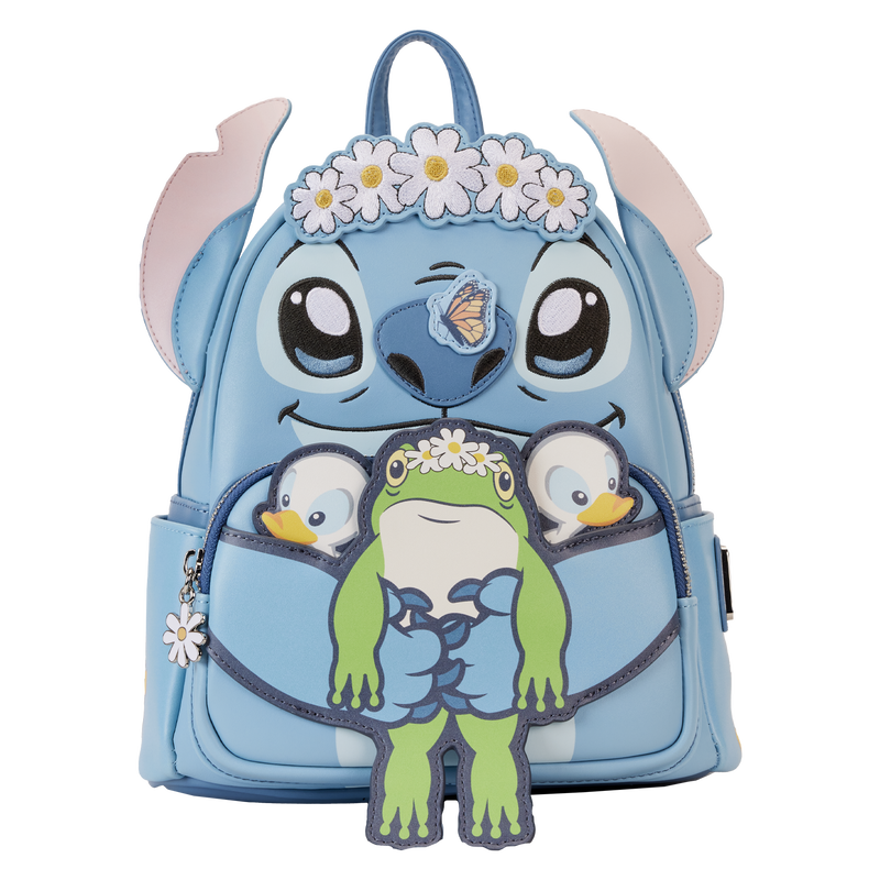 Loungefly Stitch Springtime Daisy Cosplay Mini Backpack