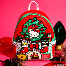 Load image into Gallery viewer, Loungefly Sanrio Hello Kitty &amp; Friends Holiday Fire Place Mini Backpack
