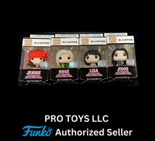 Load image into Gallery viewer, Funko Pocket POP! Keychain BLACKPINK Shut Down - Lisa Jennie Jisoo Rose Set of 4
