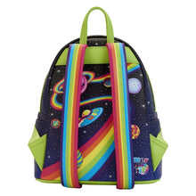 Load image into Gallery viewer, Loungefly Lisa Frank Cosmic Alien Ride Glow Mini Backpack
