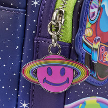 Load image into Gallery viewer, Loungefly Lisa Frank Cosmic Alien Ride Glow Mini Backpack
