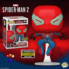 Load image into Gallery viewer, Funko Pop! Spider-Man 2 Peter Parker Velocity Suit  #974 - EE Exclusive PRE-ORDER MAY
