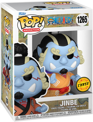 FUNKO POP! ANIMATION: One Piece- Jimbei Chase 2 Pack Includes Common/Chase