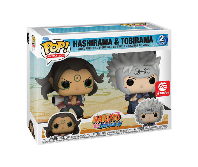 Funko Pop! Animation: Naruto - Hashirama & Tobirama 2pk (AE Exclusive) In Stock!