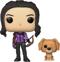 Load image into Gallery viewer, Funko Pop! &amp; Buddy Marvel: Hawkeye - Kate Bishop with Lucky Pizza Dog
