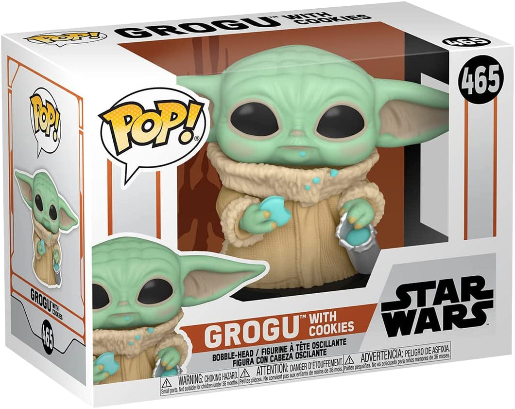 Funko Pop! Star Wars: The Mandalorian - The Child (Grogu) with Cookie Vinyl Figure