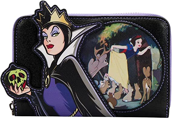 Loungefly Disney Villains Scene Evil Queen Ziparound Wallet