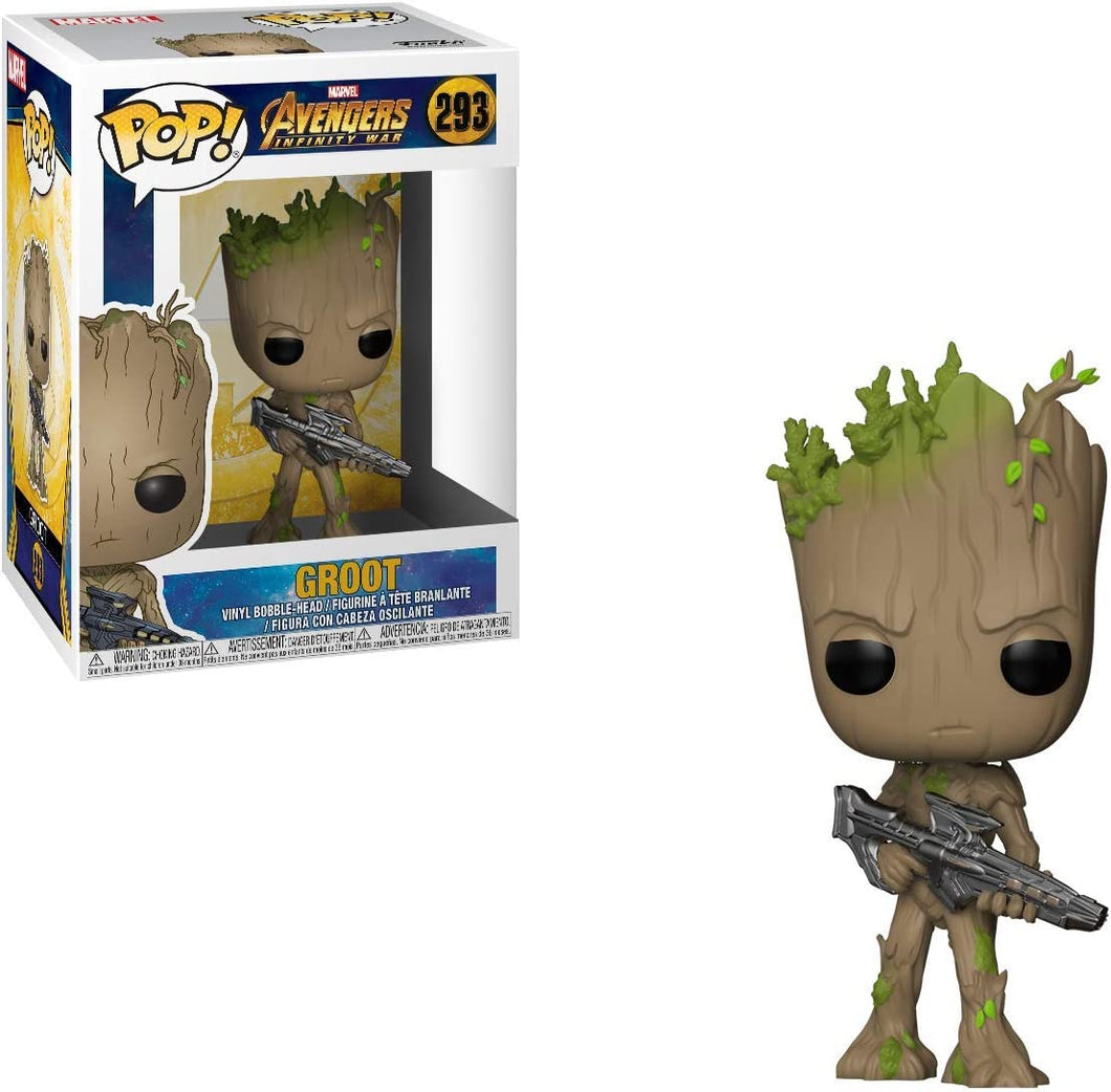 Funko POP! Marvel: Avengers Infinity War - Teen Groot with Gun