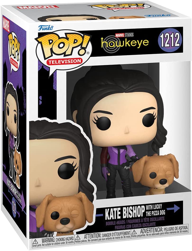 Funko Pop! & Buddy Marvel: Hawkeye - Kate Bishop with Lucky Pizza Dog