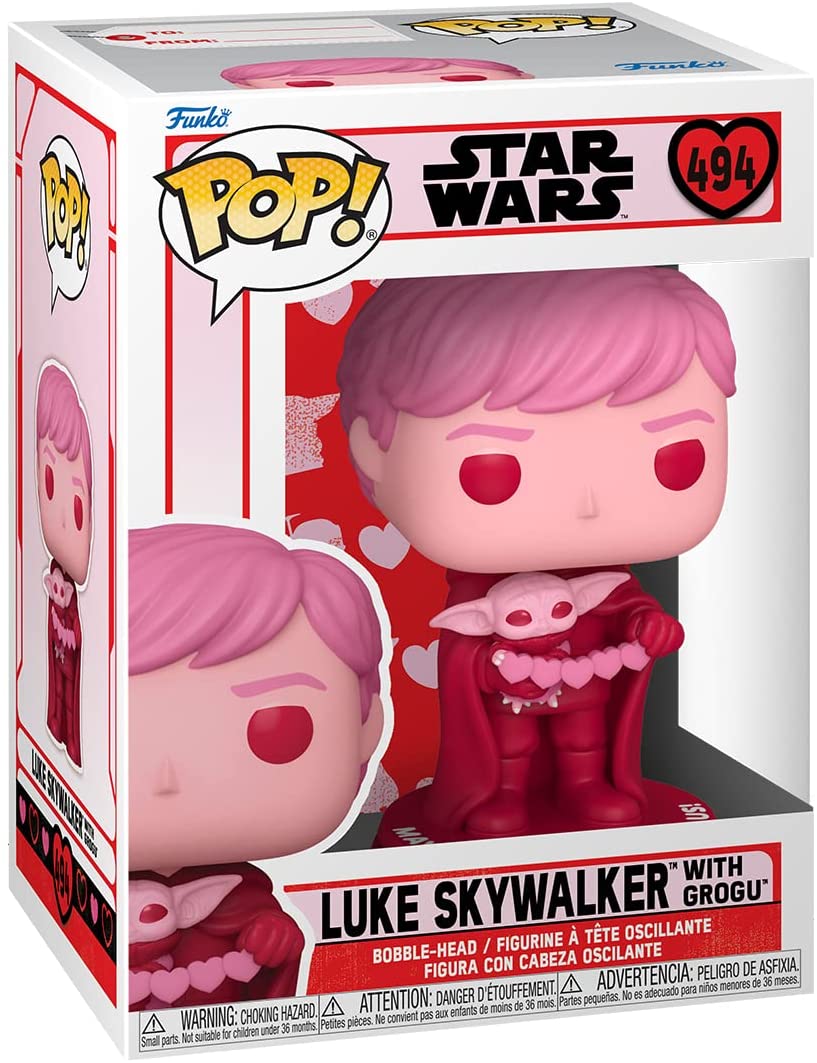 Funko Pop! Star Wars: Valentines - Luke Skywalker & Grogu