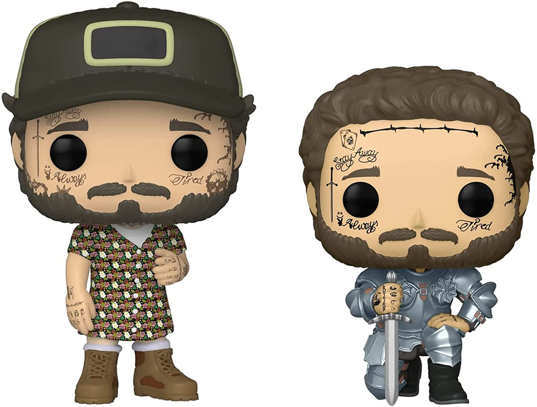 Funko Pop! Rocks Post Malone Set of 2 - Sundress and Knight