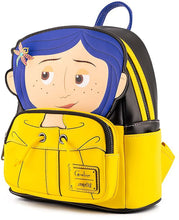 Load image into Gallery viewer, Loungefly Laika Coraline Raincoat Cosplay Mini Backpack
