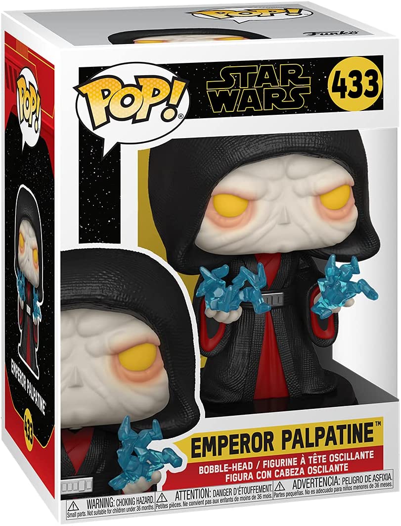 POP Funko Star Wars: Rise of Skywalker, Ep. 9 - Revitalized Emperor Palpatine Collectible Vinyl Bobblehead