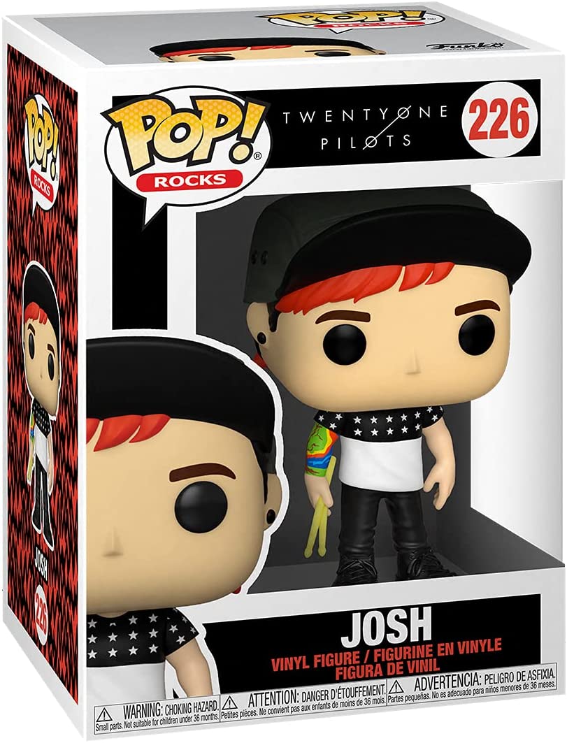 Funko Pop! Rocks: Twenty One Pilots - Stressed Out Joshua Dun