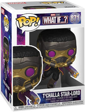 Load image into Gallery viewer, Funko Pop! Marvel: What If? - T&#39;Challa Star-Lord
