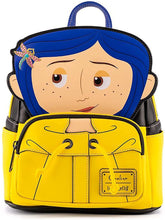 Load image into Gallery viewer, Loungefly Laika Coraline Raincoat Cosplay Mini Backpack
