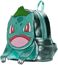 Load image into Gallery viewer, Loungefly Pokemon Metallic Bulbasaur Womens Double Strap Shoulder Bag Purse
