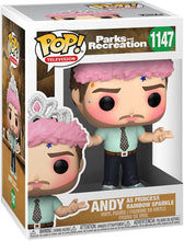 Load image into Gallery viewer, Funko Pop! TV: Parks and Rec - Andy as Princess Rainbow Sparkle
