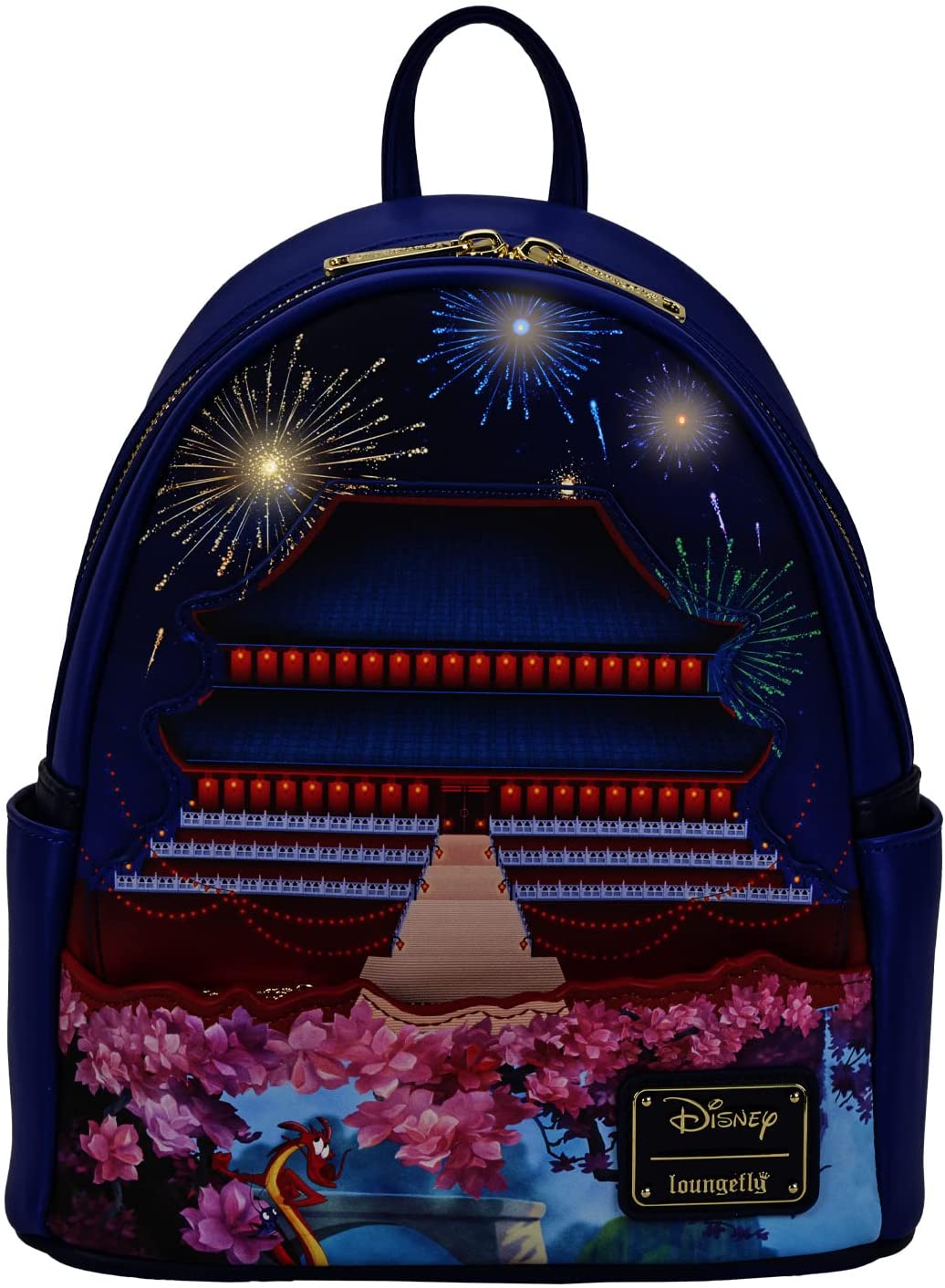 Loungefly Disney Mulan Castle Light Up Mini Backpack Mulan One Size