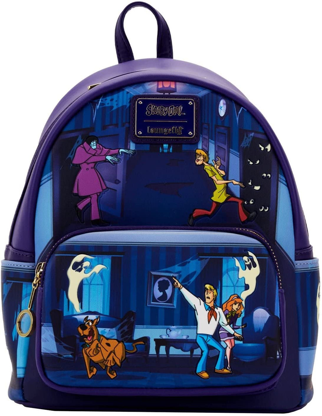 Loungefly Scooby Doo Monster Chase Womens Double Strap Shoulder Bag Purse