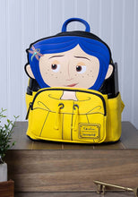 Load image into Gallery viewer, Loungefly Laika Coraline Raincoat Cosplay Mini Backpack
