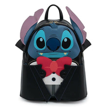 Load image into Gallery viewer, Loungefly Disney Vampire Stitch Bowtie Womens Double Strap Shoulder Bag Purse
