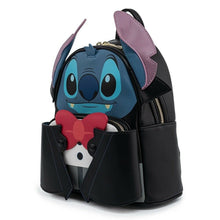 Load image into Gallery viewer, Loungefly Disney Vampire Stitch Bowtie Womens Double Strap Shoulder Bag Purse
