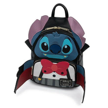 Load image into Gallery viewer, Loungefly Disney Vampire Stitch Bowtie Womens Double Strap Shoulder Bag Purse
